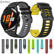Correa de silicona para Huawei Watch GT/GT2 Pro/GT2 46mm, repuesto de correa de reloj deportivo para Huawei Honor Magic Watch 2 46mm 2024 - compra barato