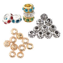 25pcs Metal Dreadlocks Beads Shiny Hair Pendants Ring Decoration Braiding for Women Girls DIY Jewelry Necklace Bracelet Making 2024 - buy cheap