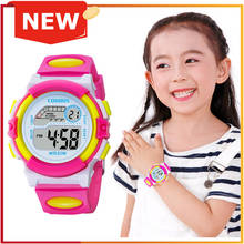 Relojes deportivos a prueba de agua para niños, pulsera Digital Led, alarma luminosa colorida para exteriores, 2020 2024 - compra barato