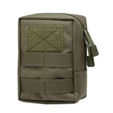 Cqc molle bolsa militar tática para cintura, ferramenta com zíper bolsa para cintura, estojo para telefone, airsoft, durável, cinto, bolsa de caça 2024 - compre barato