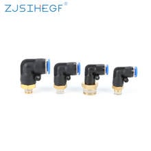 10pcs Pneumatic Fittings Quick Push In Connector 1/8'' 1/4'' 3/8'' Male Thread-4 6 8 10 12mm Air Tube PL6-02/8-02/6-01/8-1 2024 - buy cheap