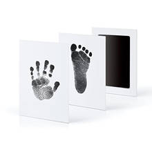 Не контактирует с кожей отпечаток ноги нетоксичный новорожденный отпечаток руки Inkpad водяной знак младенческой сувениры литье глина игрушки подарок 2024 - купить недорого