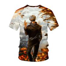 Jujutsu-Camiseta de Anime para Hombre, Ropa Masculina de Manga corta, de Verano 2024 - compra barato