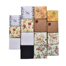 Caixa de sabão artesanal, caixa artesanal de papel kraft com estampas florais, caixas de embalagem de presente para doces, 5 peças 2024 - compre barato