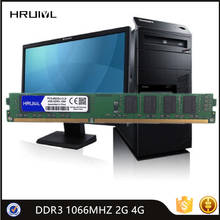 Hruiyl-memória ddr3 para desktop, módulo de placa mãe com 2gb, 4gb, 1066 v, 1.5 mhz, 2gb, 4gb, 240 v 2024 - compre barato