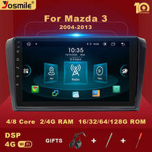 2 din Android 10 Car Radio For Mazda 3 bk 2004-2013 Mazda3 Multimedia Player Navigation AudioGPS AI Voice Control DSP 4G Carplay 2024 - buy cheap