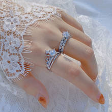 Multi-layer Detachable Bridal Set Elegant Rings For Women Romantic Wedding Engagement fashion Jewelry Full Shiny CZ Stone Ring 2024 - buy cheap