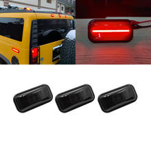 3x Smoked Rear Red Led Cab Roof Marker Lights For Hummer H2 2003-2009 H2 SUT 2005-2009 OEM: 25809313 2024 - buy cheap