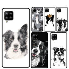 Border Collie Watercolor Case For Samsung A72 A52 A42 A32 A12 A10 A20S A30 A40 A50 A70 A11 A31 A51 A71 A20e A21S 2024 - buy cheap