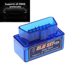 XTOOL 2019 Bluetooth V1.5/V2.1 Mini Elm327 Obd2 Scanner OBD Car Diagnostic Tool Code Reader For Android Windows Symbian English 2024 - buy cheap