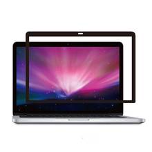Полная защита экрана без пузырей с черной рамкой для MacBook Pro 16 A2141 Пыленепроницаемая Защита от царапин HD прозрачная защита для экрана 2024 - купить недорого