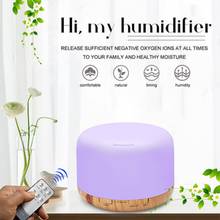 500ml Ultrasonic Air Humidifier Aroma Essential Oil Diffuser Aromatherapy Hmidificador 7 Color Change LED Night Light For Home 2024 - buy cheap