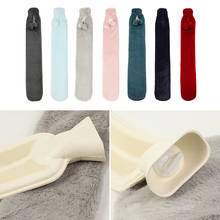 Removable Hot Water Bottle Compress Faux Fur Bag Shoulder Neck Hand Warmer For Waist Hand Foot Warmer Bag Washable Winter