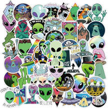 10/30/50PCS New Cartoon Aliens Graffiti Suitcase Laptop Skateboard Water Cup Helmet Waterproof Sticker Decoration Toys Wholesale 2024 - buy cheap