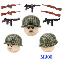 WW2 101st Airborne Division Weapons Building Blocks WW2 army  Soldier Figures Weapon Helmet Accessories Bricks Toys For children 2024 - buy cheap
