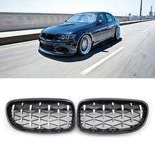 A Pair Diamond Grills For BMW E90 E91 318i 320i 325i 2009-2012 Car Kidney Grill Grille Front Bumper Racing Grill Car Accessories 2024 - buy cheap