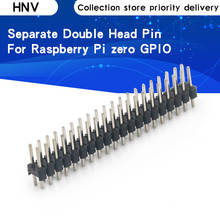  5pcs 2.54mm 2x20 Pin Break-away Dual Male Header Pin for Raspberry Pi Zero GPIO 2024 - buy cheap