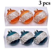 12pcs 80mm Christmas Xmas Tree Ball Bauble Hanging 2021 Christmas Home Party Ornament New Year Decor 2024 - buy cheap