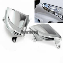 Chrome Motorcycle Headlight Cover Trim Front Fairing Trim For Honda GL1800 GOLDWING 2001-2017 The lamp panel Head cover plate 2024 - buy cheap