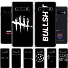 Capa de silicone para celular, capinha simples e engraçada para samsung galaxy s20 s10 s21 ultra note 10 20 s9 s8 s7 fe plus lite 2024 - compre barato