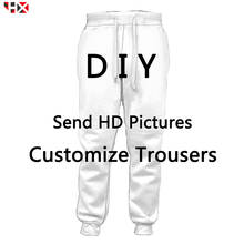 DIY Personalized Design Trousers Men/Women 3D Printed Own Picture/Star/Singer/Anime/Cartoon Casual Style Sweatpants X248 2024 - buy cheap