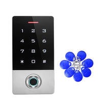 10 tags 125KHZ ID Outdoor Fingerprint password keypad access control reader for security door lock system gate opener use 2024 - buy cheap