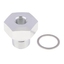 Aluminum Oil Pressure Sensor Adapter Male M16x1.5 To Female 1/8 NPT For LS 2024 - buy cheap