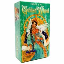 Tarots of the Golden Wheel, juego de mesa de 78 cartas, fiesta familiar, oráculo, juego de adivinación, envío directo 2024 - compra barato
