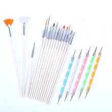 Clay Sculpture Coloring Draw Detail Brush Ball Styluses Dotting Tool Set for Embossing Pattern Pottery Clay Sculpting, Nail Art 2024 - buy cheap