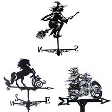 Wrought Iron Metal Weather Vane Retro Farm Scene Garden Stake Weathervane Professional Measuring Tools for Patio Yard 2024 - buy cheap