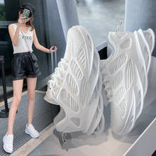 2021 Summer Women's White Chunky Sneakers Women Shoes Sneakers Women Mesh Breathable Running Shoes Comfortable Vulcanized Shoes 2024 - buy cheap