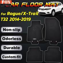 Para Nissan Rogue X-Trail Xtrail de T32 2014 - 2019 alfombras de piso de carga de alfombra trasera maletero bandeja de 2015, 2016, 2017, 2018 2024 - compra barato