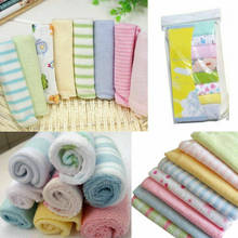Toalla de mano de algodón para bebé recién nacido, paño de lavado de alta calidad, 21x21cm, 8 unids/paquete 2024 - compra barato