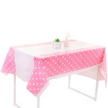 Toalha de mesa retangular descartável, 180x108cm, toalha de mesa descartável para festa de casamento e aniversário 2024 - compre barato