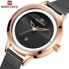 NAVIFORCE New Luxury Brand Women Quartz Watch Stainless Steel Waterproof Casual Bracelet Ladies watch relogio feminino 2024 - buy cheap