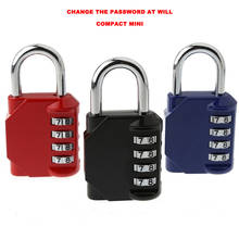 2 PCS 10 Digit Push Button Combination Padlock 4 Digit Locking Mechanism Zinc Alloy Anti-theft Digit Push Password Lock 4 Colors 2024 - buy cheap