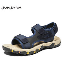 JUNJARM-Sandalias de playa para hombre, zapatos huecos de alta calidad, ligeros y transpirables, tallas 39-47 2024 - compra barato