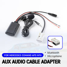 Bluetooth receptor aux para mercedes para benz w169 w245 w203 w209 w164 adaptador de cabo com microfone sem fio interface aux 2024 - compre barato