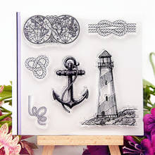 10x10cm lighthouse Transparent Clear Stamps Silicone Seals Roller Stamp DIY scrapbooking photo album/Card Making Easter 2024 - buy cheap