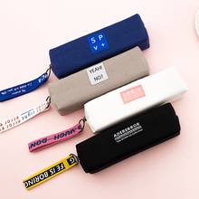 Creative Pencil Case Simple Design Style Zipper Pencil Bags Pen Holders School Supplies Stationery Pencil Box for Boys or Girls 2024 - buy cheap