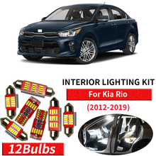 Bombillas LED Canbus para coche, luz blanca sin Error, para Kia Rio, mapa, techo, maletero, lámpara de matrícula, paquete Interior, 2012-2019, 10 Uds. 2024 - compra barato