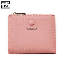 Women Wallets Top Quality Leather Female Purse Mini Hasp Card Holder Fashion Coin Short Wallets Slim Small Wallet Women Carteras 2024 - buy cheap