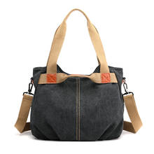 KVKY Brand Casual Tote Women's Handbag Canvas High Capacity Shoulder Bag Crossbody Bags for Women Female Handbag bolsa feminina 2024 - buy cheap