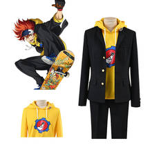 Disfraz de Anime SK EIGHT SK8 para hombre y mujer, Kyan Reki Sudadera con capucha, conjunto de ropa, disfraz de boceto 2024 - compra barato