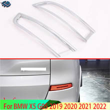 For BMW X5 G05 2019-2022 Car Accessories ABS Chrome Rear Reflector Fog Light Lamp Cover Trim Bezel Frame Styling Garnish 2024 - buy cheap