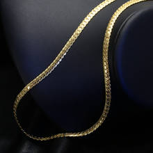 Cuban Necklace Men Hip Hop Rock Curb Link Chain 50cm Gothic Punk Men Women Gold Chain Long Necklace Vintage Party Jewelry 2024 - buy cheap