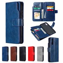 Case For Huawei P8 lite 2017 P9 P10 lite P20 Pro P30 lite Pro P Smart 2019 Cover PU leather wallet pouch many card slot case 2024 - buy cheap