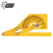 1PC New Useful Plastic Goniometer Angle Finder Miter Gauge Arm Woodworking Measuring Ruler Hand Tool 2024 - buy cheap