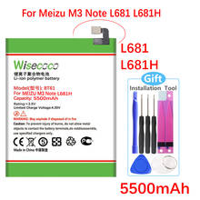 Jusecoco-bateria para celular, 5500mah, bt61, para meizu m3 note, l681, l681h, alta qualidade, nova, + número de rastreamento 2024 - compre barato