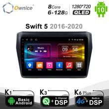 Ownice-Radio con GPS para coche, reproductor de Audio y vídeo con Android 128, 6G + 10,0G, 2 Din, 4G, LTE, DSP, SPDIF, dvd, estéreo, Navi, para Suzuki Swift 2018 2024 - compra barato
